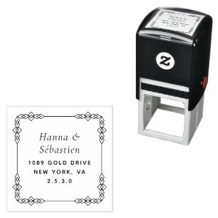 Professional Modern Script Return Address  Self-inking Stamp