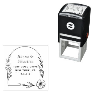 Professional Modern Script Return Address  Self-inking Stamp
