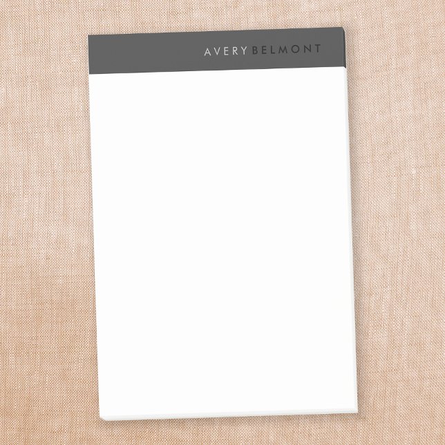 Professional Modern Simple Black Minimalist Post-it Notes (Creator Uploaded)