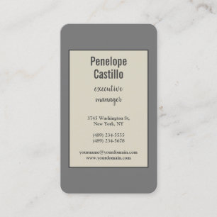 Professional Modern Simple Plain Business Card
