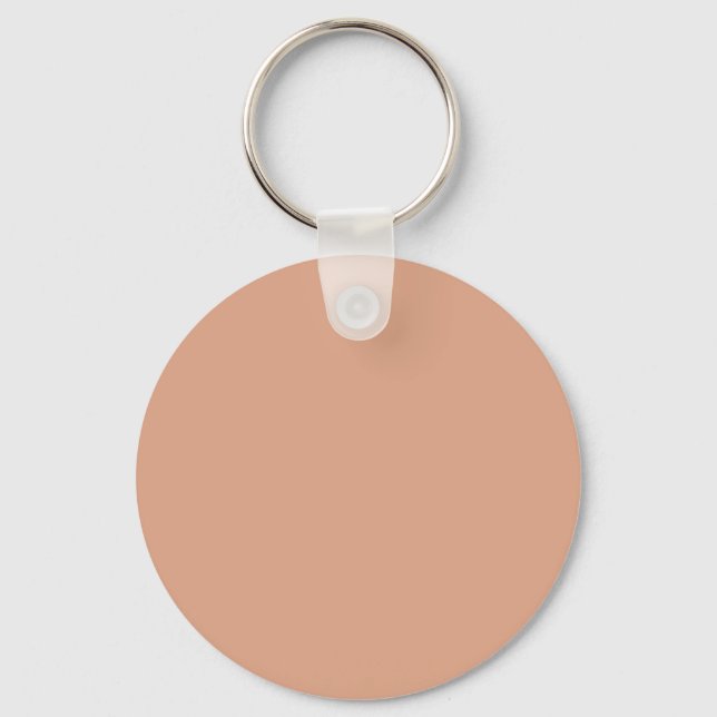 Professional Modern Simple Plain Tumbleweed Color Keychain (Front)