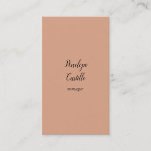 Professional Modern Simple Plain Tumbleweed Colour Business Card