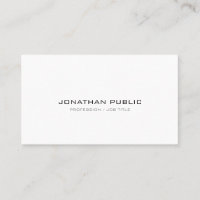Professional Modern Sleek Plain Sophisticated