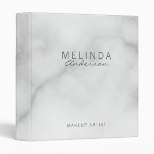 Professional Modern White Marble Binder