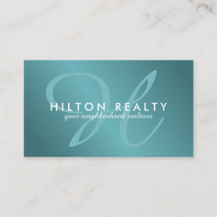 Professional Monogram  Business Card Template