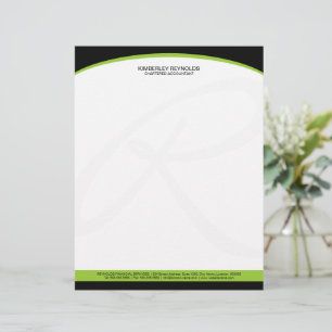 Professional Monogram Business Letterhead
