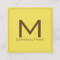 Professional Monogram Elegant Modern Corn