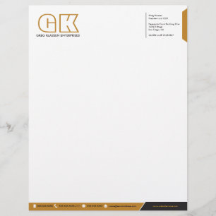 Professional Monogram Letterhead