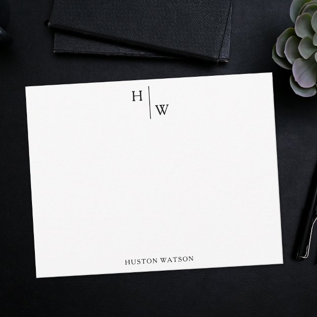 Professional Monogram Personalized With Name Card (Creator Uploaded)