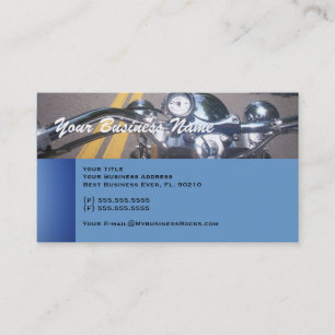 Professional Motorcycle Tour Business Cards