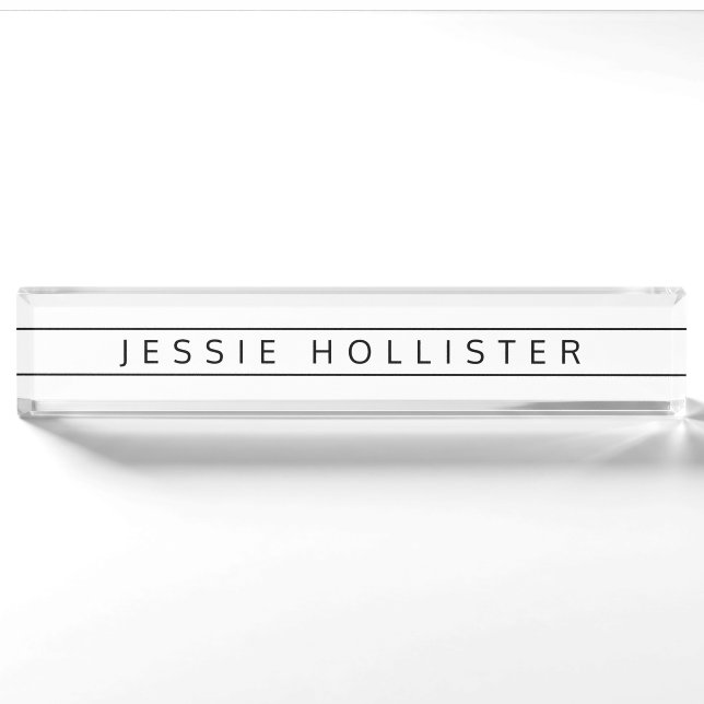 Professional Name Nameplate (Front)