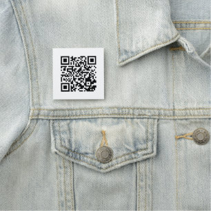 Professional Name Tag with Scannable QR Code
