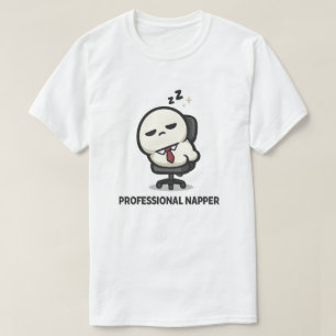 Professional Napper - Cute Tired Character Office T-Shirt