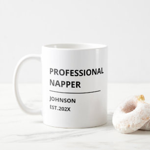 Professional Napper Funny Retirement Coffee Mug