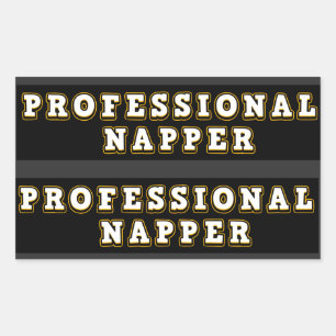 Professional Napper Typography Sticker