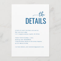 Professional Navy Blue Minimalist Details