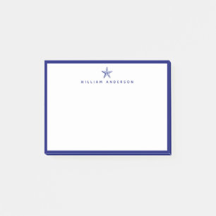 Professional Navy Nautical  Post-it Notes