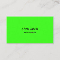 Professional Neon Green Modern Colourful Event Pla