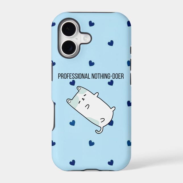 Professional Nothing-Doer | Funny Mini Dog iPhone  (Back)