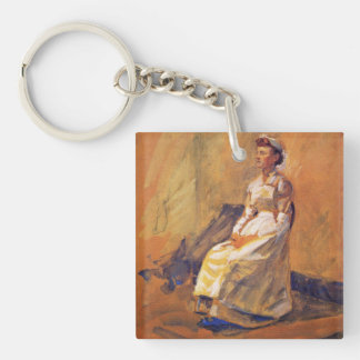 Professional Nurse (by John French Sloan) Keychain