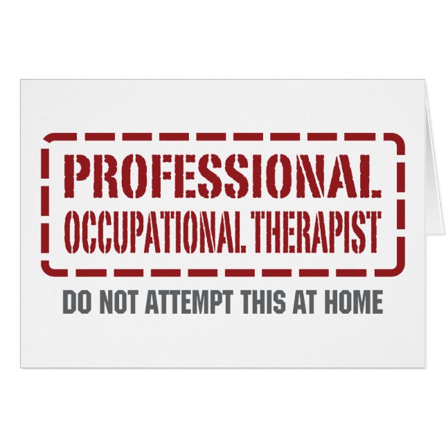 Professional Occupational Therapist (Front Horizontal)