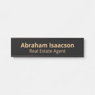 Professional Office Modern Door Sign Name Plate