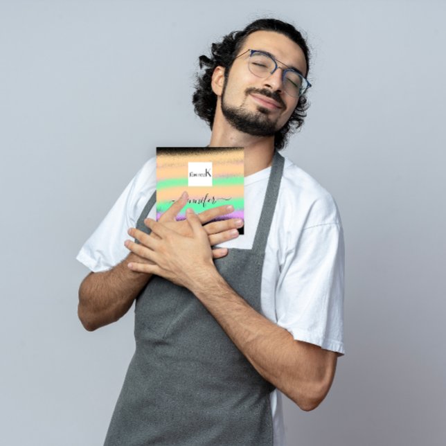 Professional Ombre Black Abstract Custom QR LOGO  Square Business Card (Professional Ombre Black Abstract Custom QR LOGO Square Business Card)