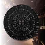 Professional Onyx Black Colour | Classic Elegant  Dartboard<br><div class="desc">Professional Onyx Black Solid Colour</div>