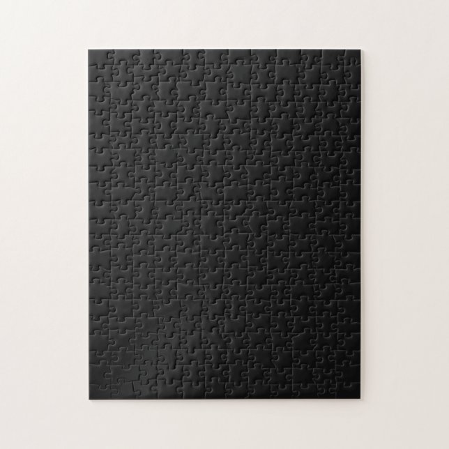 Professional Onyx Black Colour | Classic Elegant  Jigsaw Puzzle (Vertical)