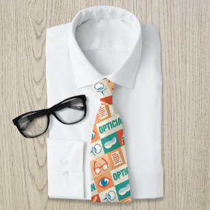 Professional Optician Iconic Design Tie