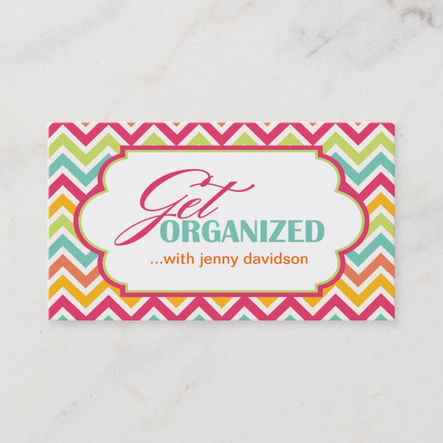 Professional Organizer Business Cards (Front)