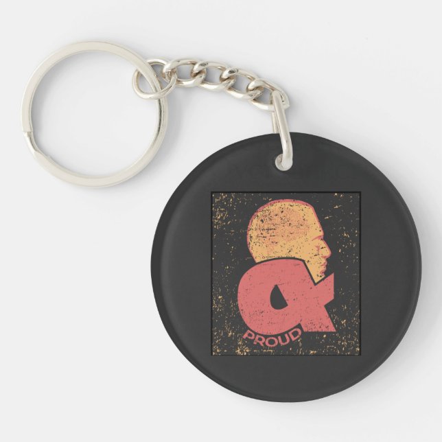 Professional Overthinker & Proud Keychain (Front)
