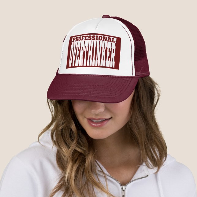 Professional Overthinker Trucker Hat (In Situ)