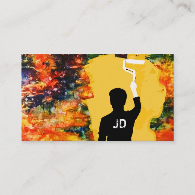 professional painter business card (Front)