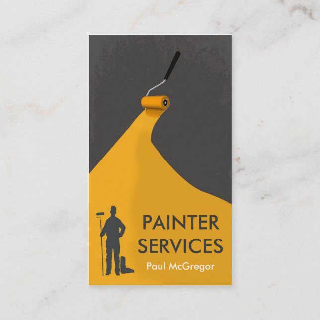 Professional Painter Business Card (Back)