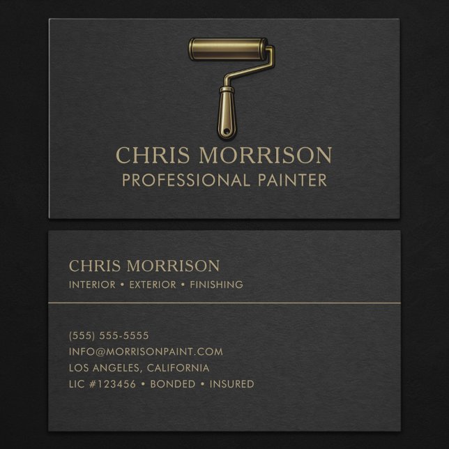 Professional Painter Business Card (Creator Uploaded)