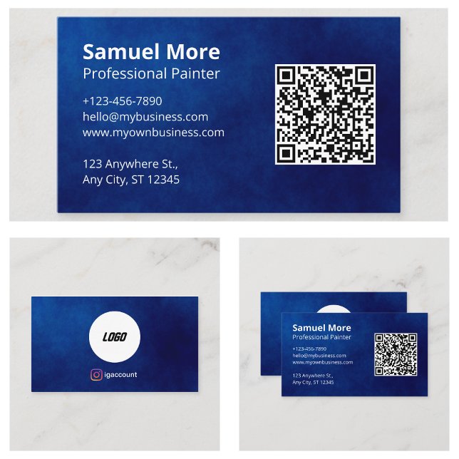Professional Painter Business Card (Professional Painter Business Cards)