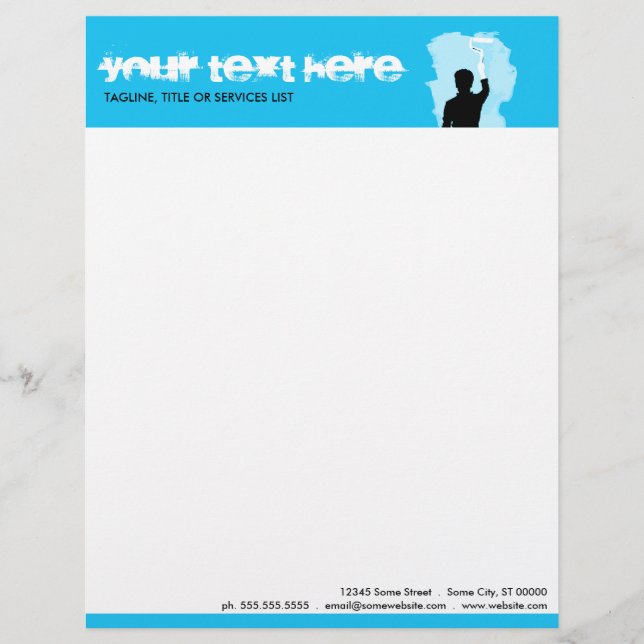 professional painter letterhead (Front)