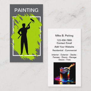 Professional Painter Modern Business Cards