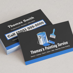 Create Print Your Painter Business Cards Online Zazzle CA