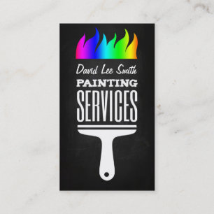 Professional Painting Service Business Card