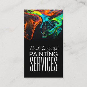 Professional Painting Service Business Card