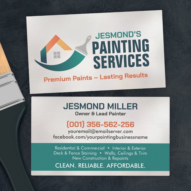Professional Painting Services - House Painter Business Card (Creator Uploaded)
