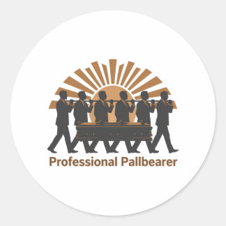 Professional Pallbearer Funeral Sticker