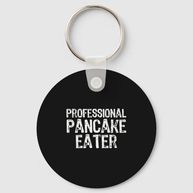 Professional Pancake Eater Gift Christmas  Keychain (Front)