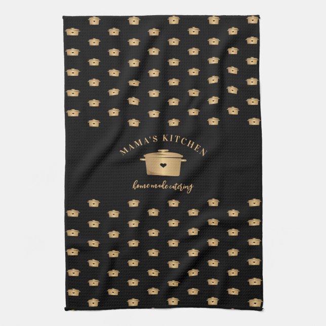 Professional Personal Chef Catering Restaurant Kitchen Towel (Vertical)