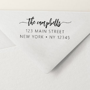 Professional Personal Return Address Minimalist Self-inking Stamp