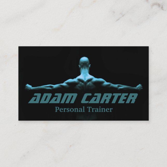 Professional Personal Trainer / Bodybuilder Card (Front)