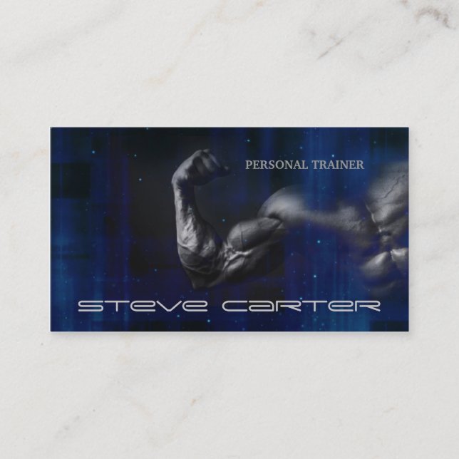 professional Personal Trainer / Bodybuilder Card (Front)