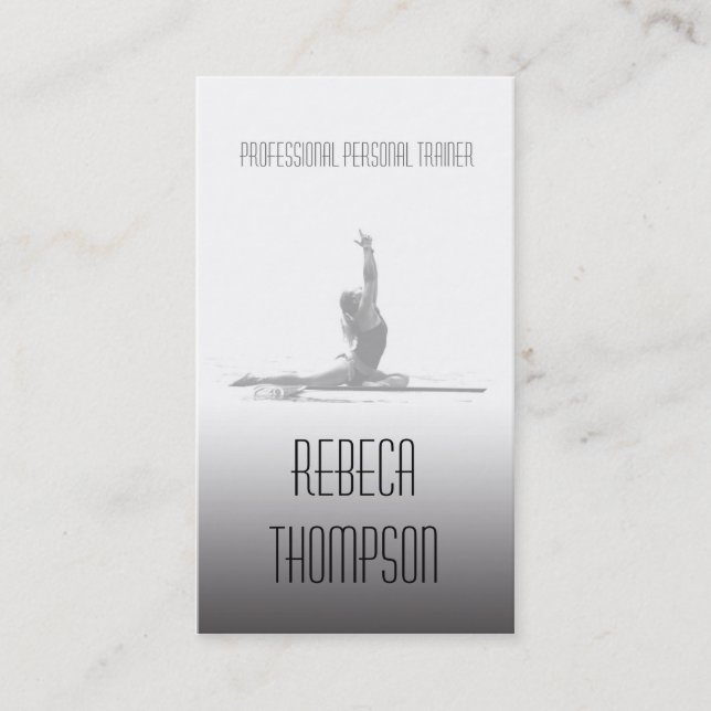 Professional Personal Trainer / Fitness Card (Front)